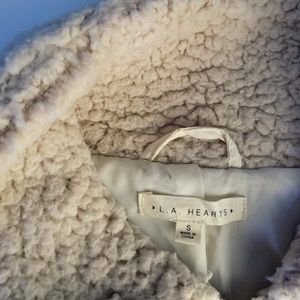 la hearts teddy bear jacket